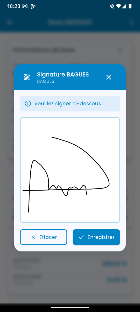 Signature Tactile Screenshot